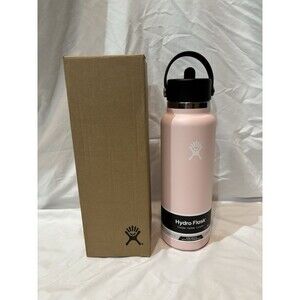 BRAND NEW Hydro Flask 40 Oz Wide Mouth Flex Straw Cap - Trillium/Pink